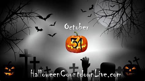 how many weeks till halloween|how long till october 31.